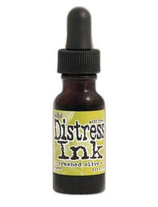 Tim Holtz Distress Ink Re-Inker Crushed Olive (TIM27249)