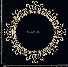 The Dusty Attic Chipboard - Ornate Circle #2 (DA2271A)