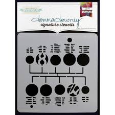 Donna Downey Signature Stencils - Circuit Board #2 - DD-087