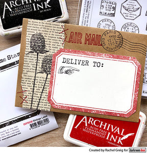 Darkroom Door Rubber Stamps Global Postage (DDRS210)