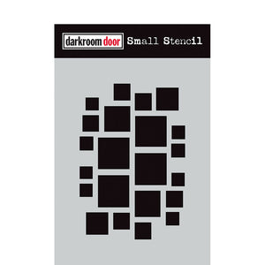 Darkroom Door Small Stencil Arty Squares (DDSS048)