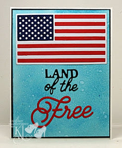 Impression Obsession Die US Flag (DIE554-T)