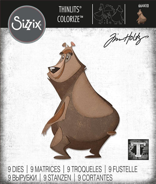 Sizzix Thinlits Colorize Die Set Theodore by Tim Holtz (664410)