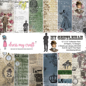 Dress My Craft 12x12 Collection Pack My Gentleman (DMCP2333)