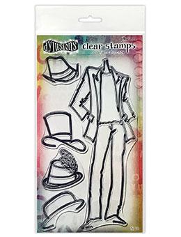 Dylusions Couture Clear Stamp Man About Town  (DYB78364)