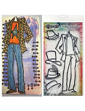 Load image into Gallery viewer, Dylusions Couture Clear Stamp Man About Town  (DYB78364)
