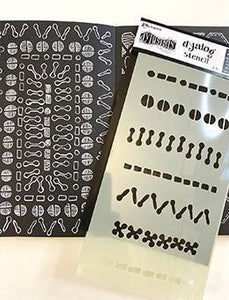 Dylusions by Dyan Reaveley Stitch It Dyalog Stencil (DYS75400)