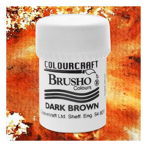 Colourcraft Brusho Colors Dark Brown