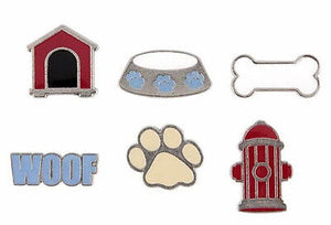 Making Memories Charmed Enamel Dog Charms