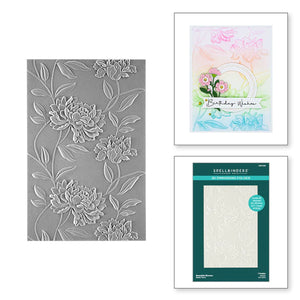 Spellbinders 3D Embossing Folder Beautiful Blooms (E3D-026)