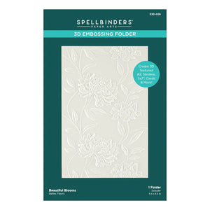 Spellbinders 3D Embossing Folder Beautiful Blooms (E3D-026)