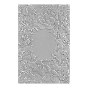 Spellbinders Paper Arts Four Petal Floral 3D Embossing Folder (E3D-053)