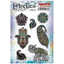 Load image into Gallery viewer, PaperArtsy Eclectica3 Rubber Stamp Set India designed by Gwen Lafleur India (EGL07)
