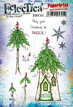 Load image into Gallery viewer, PaperArtsy Eclectica3 Stamp Set May Your Christmas be Magical designed by Kay Carley (EKC42)
