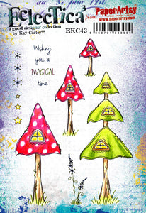 PaperArtsy Eclectica3 Stamp Set Magical Time by Kay Carley (EKC43)