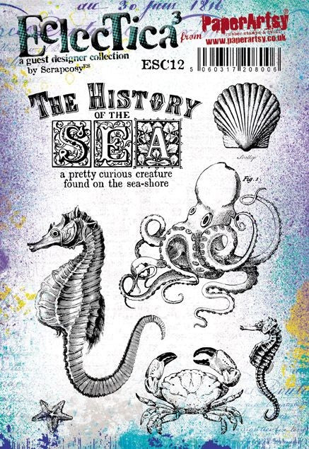 PaperArtsy Stamp Set The History of the Sea designed by Scrapcosy (ESC12)