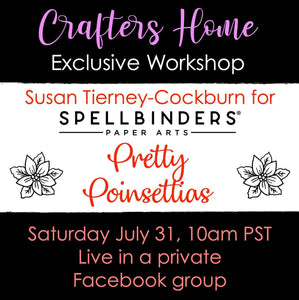 Spellbinders Pretty Poinsettias Kit with Susan Tierney-Cockburn