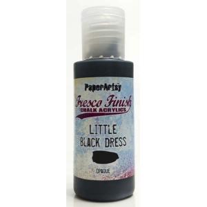 PaperArtsy Fresco Finish Chalk Acrylics Little Black Dress Opaque (FF19)