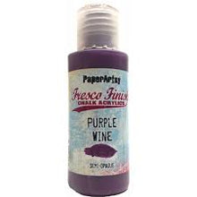 Load image into Gallery viewer, PaperArtsy Fresco Finish Chalk Acrylics Purple Wine Semi-Opaque (FF202)
