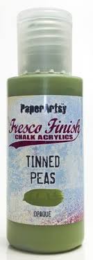 PaperArtsy Fresco Finish Chalk Acrylics Tinned Peas Opaque (FF55)