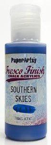 PaperArtsy Fresco Finish Chalk Acrylics Southern Skies Translucent (FF95)