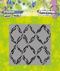 Studio Light Mixed Media Foam Stamp - Diamonds (FOAMMM03)