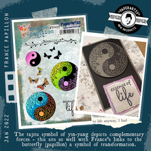 Load image into Gallery viewer, Paper Artsy Stamp Set Essence of Life designed by France Papillon (FP022)
