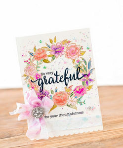 Pinkfresh Studio Photopolymer Clear Stamp Set - Floral Elements (PFCS1819)