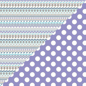 Authentique Frosted Collection 12x12 Scrapbook Paper Frosted Four (FRS004)