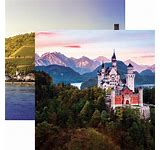 Reminisce Scrapbook Paper - 12" x 12" - Germany - Neuschwanstein (GER-001)