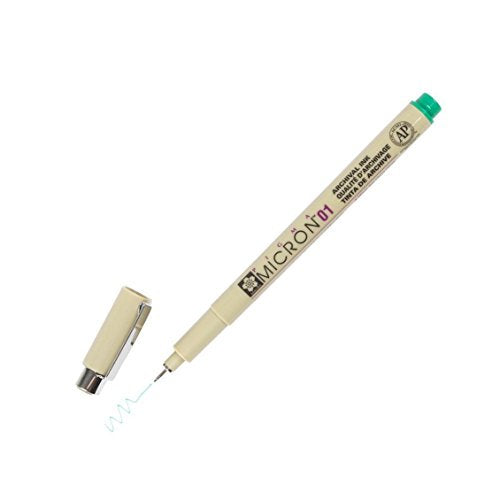 Sakura Pigma Micron Pen Size 01 0.25mm Green (XSDK01#29)