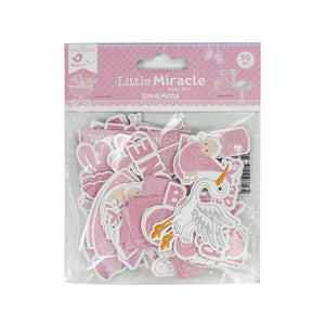 Little Birdie Little Miracle Baby Girl Ephemera (CR85666)