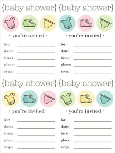 SRM Stickers We've Got Your Invite Baby Shower Girl (56004)