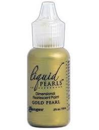 Liquid Pearls Dimensional Pearlescent Paint - Gold Pearl (LPL28130)