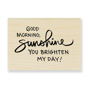 Stampendous! Fran's Cling Rubber Stamps - Morning Sunshine (CRH333)