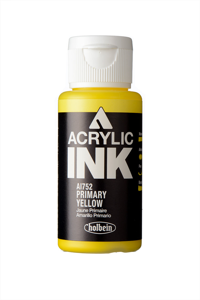 Holbein Paint Marker- Acrylic Ink- Primary Yellow (AI752)