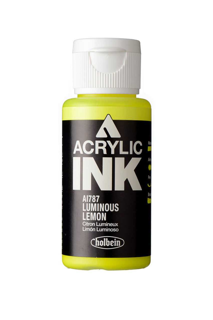 Holbein Paint Marker- Acrylic Ink- Luminous Lemon (AI787)