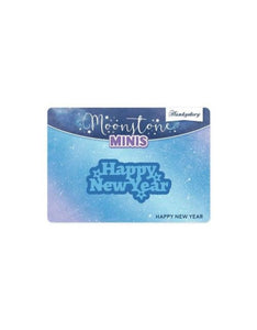 Hunkydory Moonstone Minis Die Happy New Year (MSTONE385)