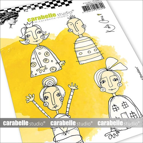 Carabelle Studio Cling Stamp Head and Shoulders by Kate Crane (SA60587)