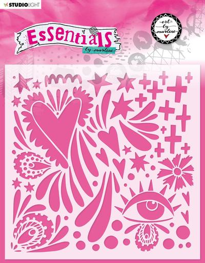 Art by Marlene Essentials Collection Stencil Quirky Love (ABM-ES-MASK48)