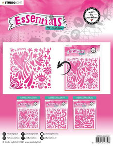 Art by Marlene Essentials Collection Stencil Quirky Love (ABM-ES-MASK48)