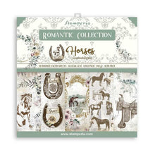 Load image into Gallery viewer, Stamperia Romantic Collection Horses 12x12 Paper Pack (SBBL90)
