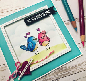 Gina K Designs Photopolymer Clear Stamps All You Need is Love