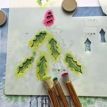 Load image into Gallery viewer, PaperArtsy Stencil Holly Cottage designed by Kay Carley (PS213)
