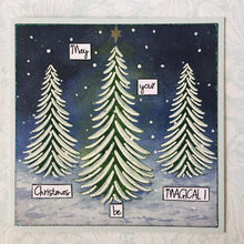 Load image into Gallery viewer, PaperArtsy Stencil Winter Trees designed by Kay Carley (PS216)
