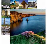 Reminisce Scrapbook Paper - 12" x 12" - Ireland - Cliffs of Moher (IRE-001)