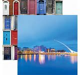 Reminisce Scrapbook Paper - 12" x 12" - Ireland - Samuel Beckett Bridge (IRE-003)