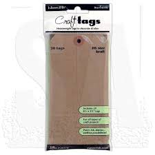 Ranger Craft Tags  #8 Size Kraft  (ISC31864)