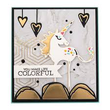 Jane Davenport Cutting Template Happy Little Unicorn (JDD-006)