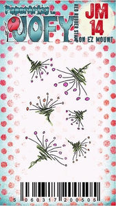 PaperArtsy Rubber Mini Stamp Bursting Buds designed by Jo Firth-Young (JM14)